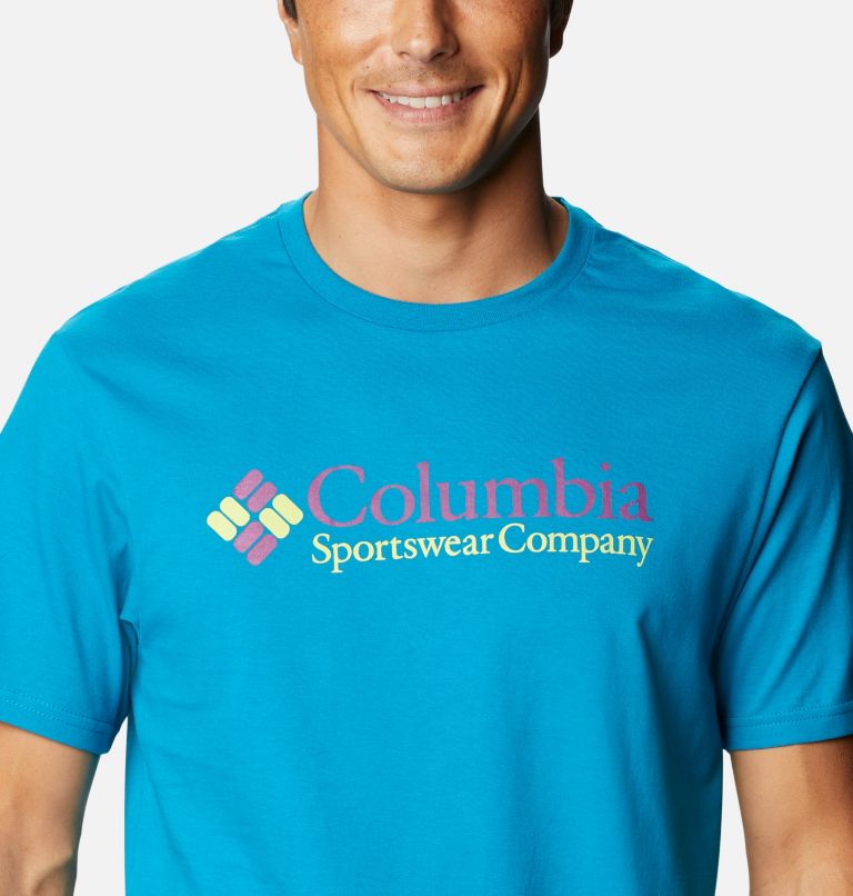 North Cascades Short Sleeve Tee | 462 | L, Color: Fjord Blue, image 4