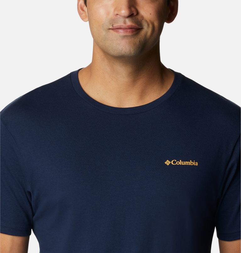 Thumbnail: T-shirt North Cascades Homme, Color: Collegiate Navy, image 4
