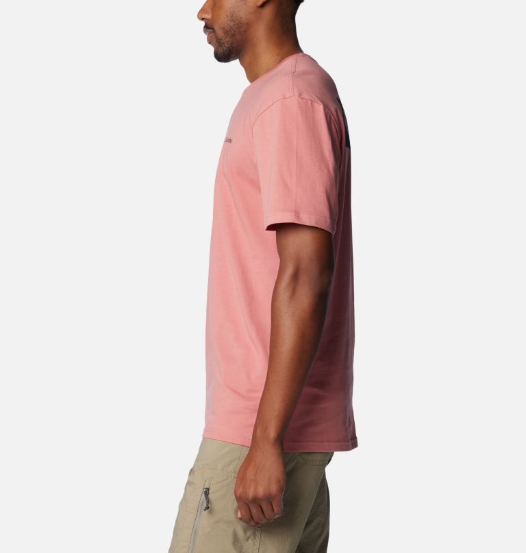 Men's North Cascades T-Shirt, Color: Pink Agave, CSC Box Logo, image 3