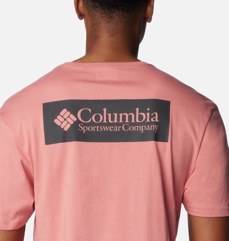 Men's North Cascades T-Shirt, Color: Pink Agave, CSC Box Logo, image 5