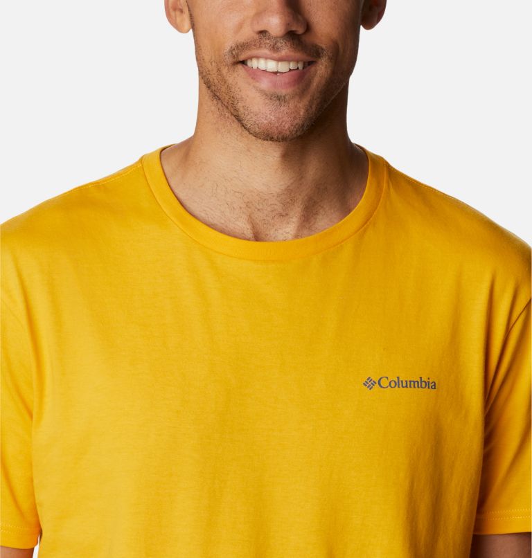 Men's North Cascades Tee Shirt, Color: Stinger, image 4
