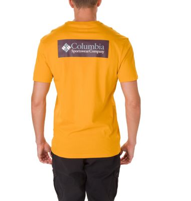 T-shirt a maniche corte North Cascades&trade; da uomo North Cascades&trade; Short Sleeve Tee | 386 | S, Golden Yellow, Black Cherry, back