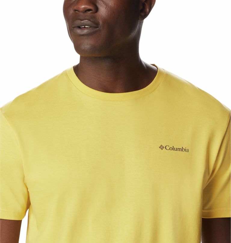 Thumbnail: T-shirt North Cascades Homme, Color: Golden Nugget, Ancient Fossil, image 4