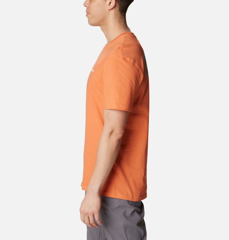Men's North Cascades T-Shirt, Color: Desert Orange, CSC Blanket Retro Box Grx, image 3