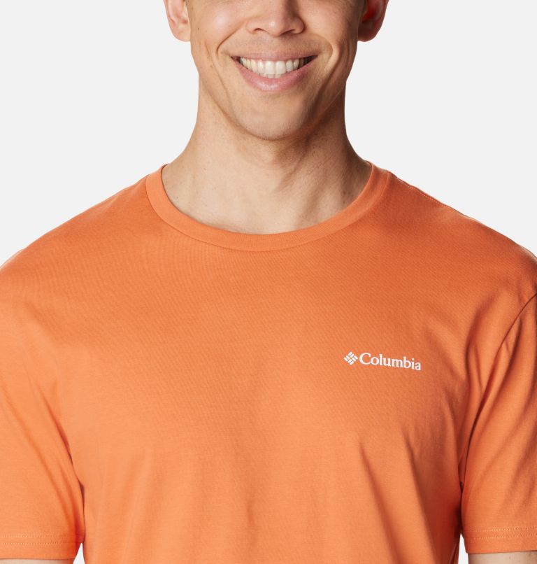 Men's North Cascades T-Shirt, Color: Desert Orange, CSC Blanket Retro Box Grx, image 4