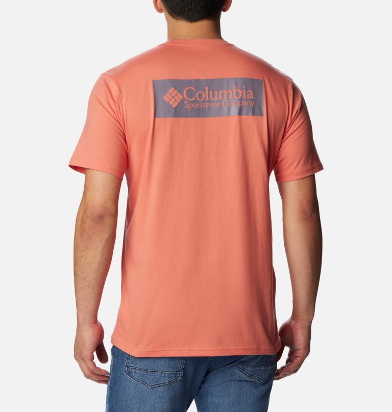 North Cascades Short Sleeve Tee | 852 | L, Color: Faded Peach, CSC Box Logo, image 2
