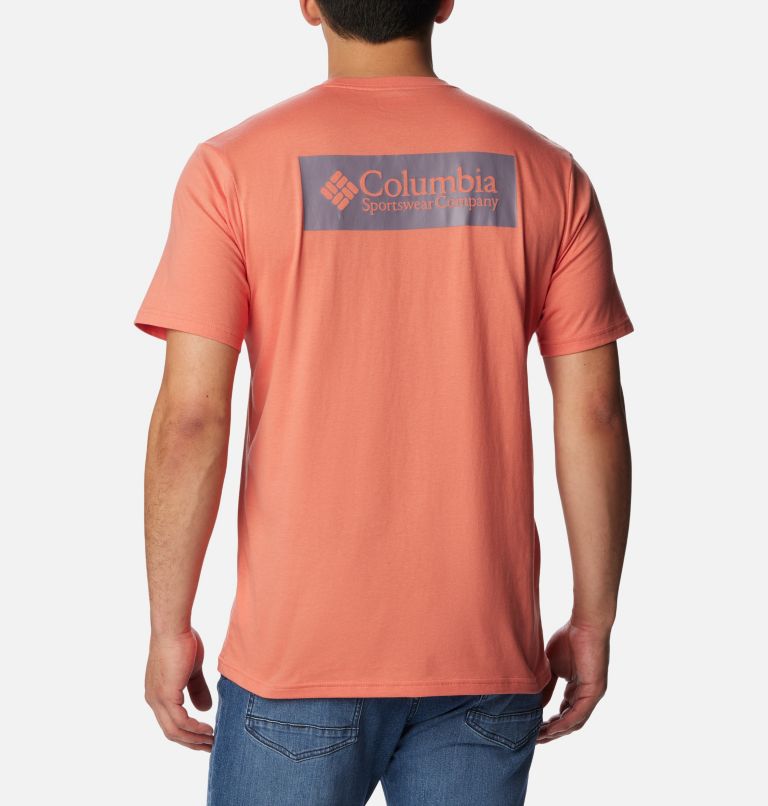 Men's North Cascades T-Shirt, Color: Faded Peach, CSC Box Logo, image 2