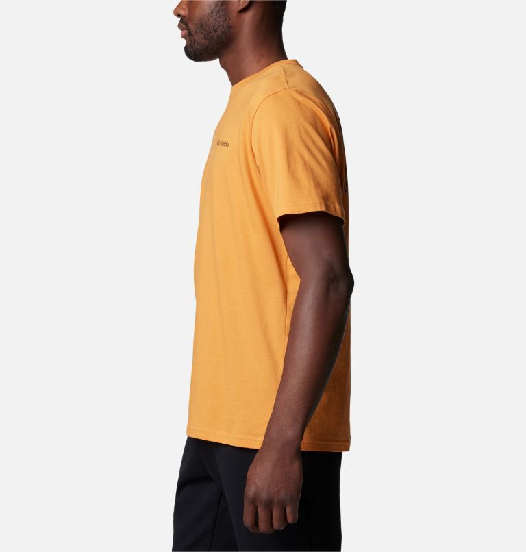Men's North Cascades T-Shirt, Color: Sunstone, Hex Flag, image 3