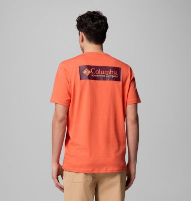 Men's North Cascades T-Shirt, Color: Zing, CSC Box Logo, image 1