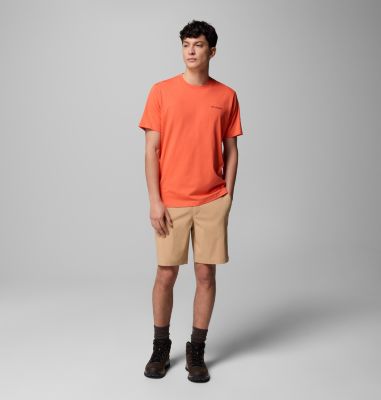 Men's North Cascades T-Shirt, Color: Zing, CSC Box Logo, image 2