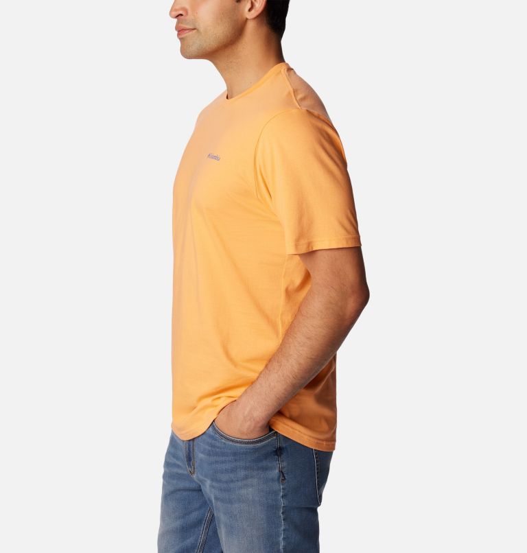 Men's North Cascades T-Shirt, Color: Bright Nectar, CSC Box Logo, image 3