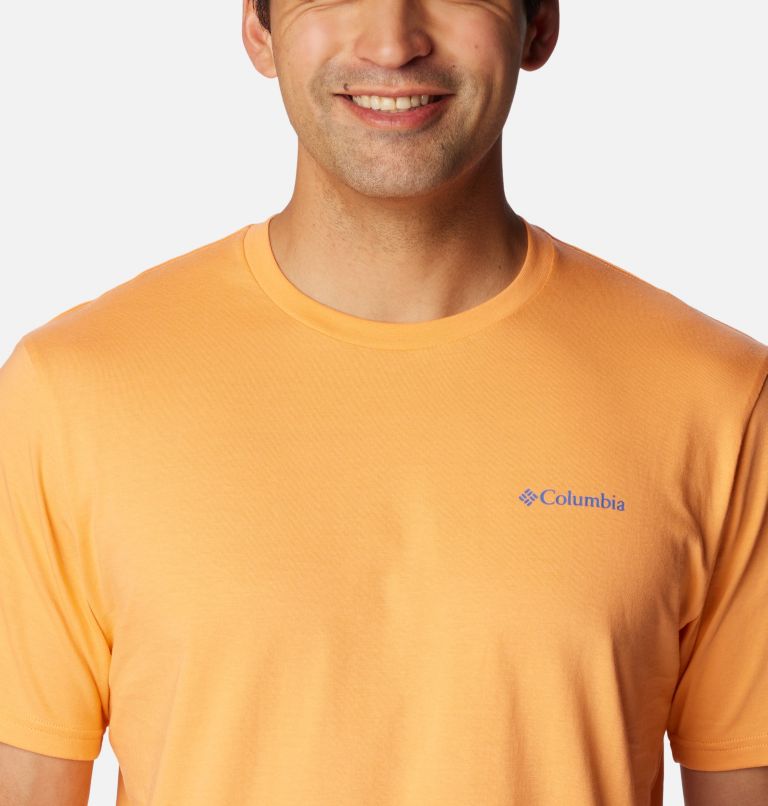Men's North Cascades T-Shirt, Color: Bright Nectar, CSC Box Logo, image 4