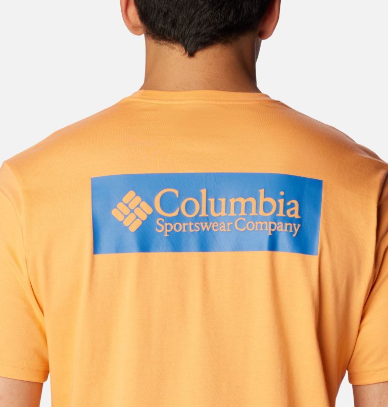 Thumbnail: Men's North Cascades T-Shirt, Color: Bright Nectar, CSC Box Logo, image 5