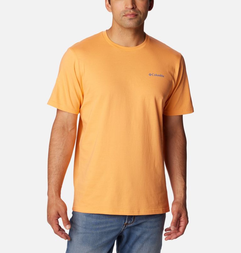 Camiseta de manga corta North Cascades para hombre, Color: Bright Nectar, CSC Box Logo, image 1