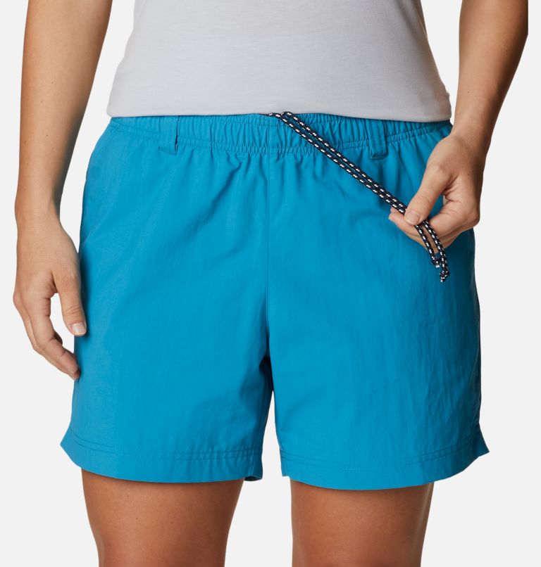 Thumbnail: Women's PFG Backcast Water Shorts, Color: Deep Marine, image 4