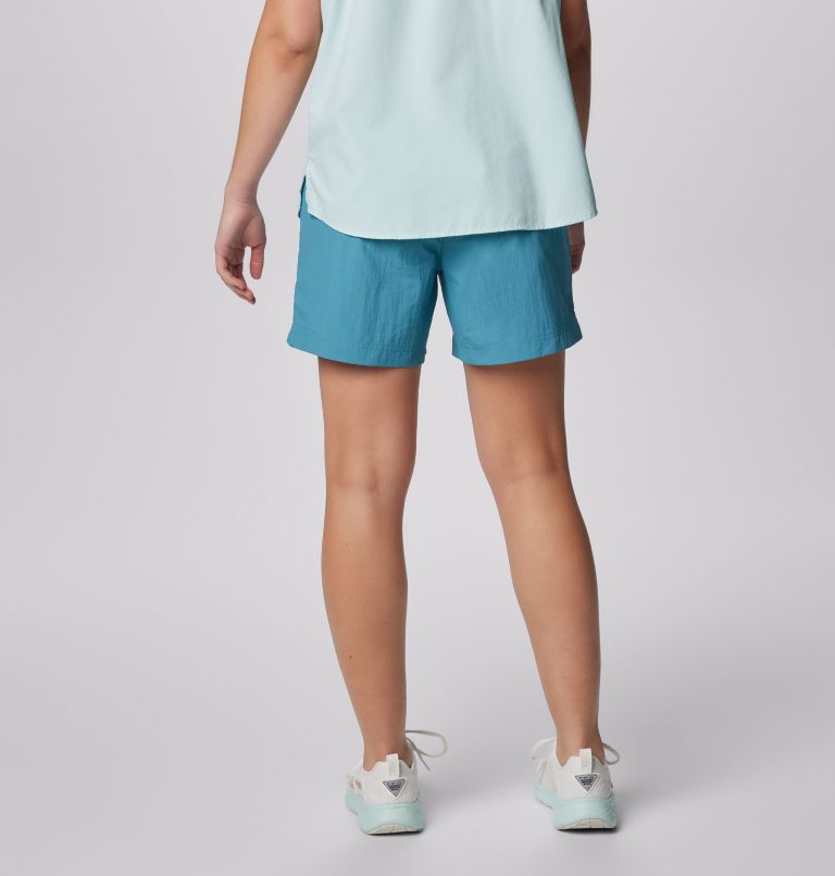 Women's PFG Backcast Water Shorts, Color: Canyon Blue, image 3