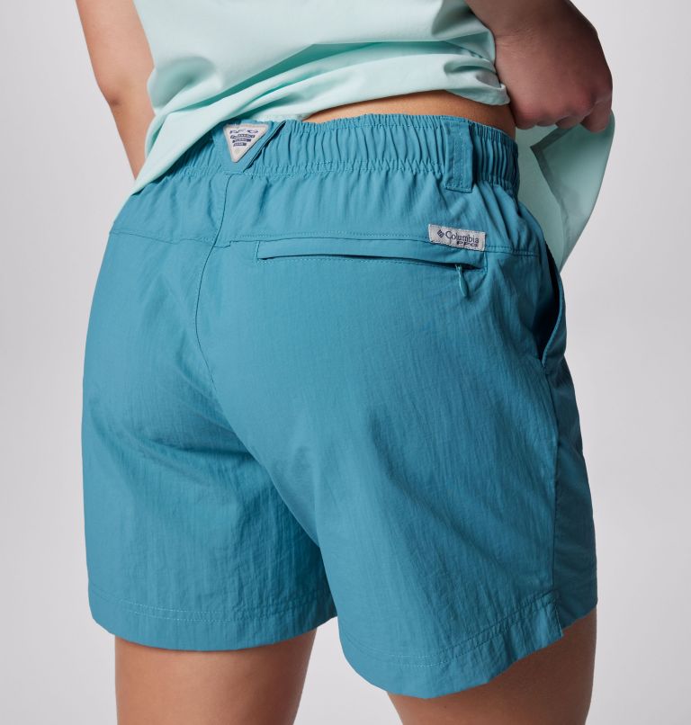 Women's PFG Backcast Water Shorts, Color: Canyon Blue, image 6
