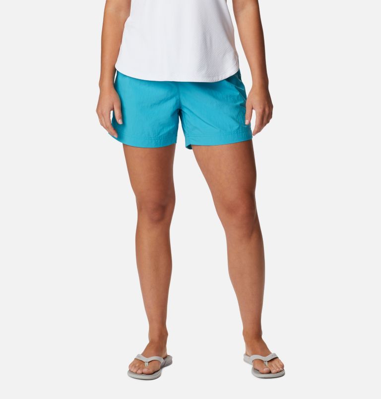 Thumbnail: Women's PFG Backcast Water Shorts, Color: Ocean Teal, image 1
