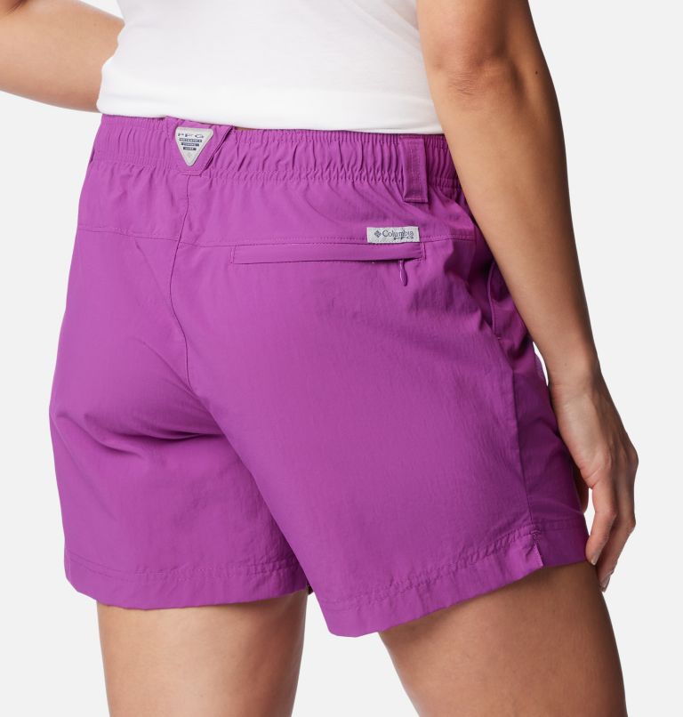 Women's PFG Backcast Water Shorts, Color: Berry Jam, image 5
