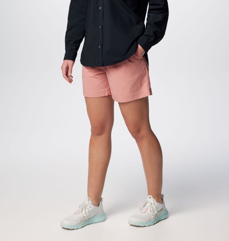 Women's PFG Backcast Water Shorts, Color: Sandalwood Pink, image 4