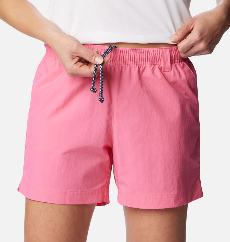 Women's PFG Backcast Water Shorts, Color: Tropic Pink, image 4