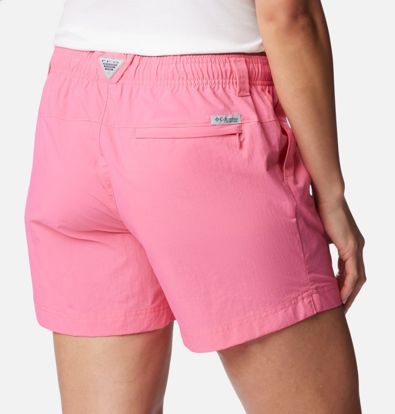 Women's PFG Backcast Water Shorts, Color: Tropic Pink, image 5