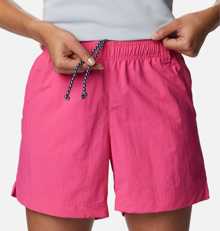 Thumbnail: Women's PFG Backcast Water Shorts, Color: Ultra Pink, image 4