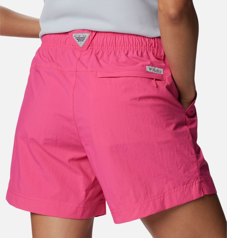 Women's PFG Backcast Water Shorts, Color: Ultra Pink, image 5