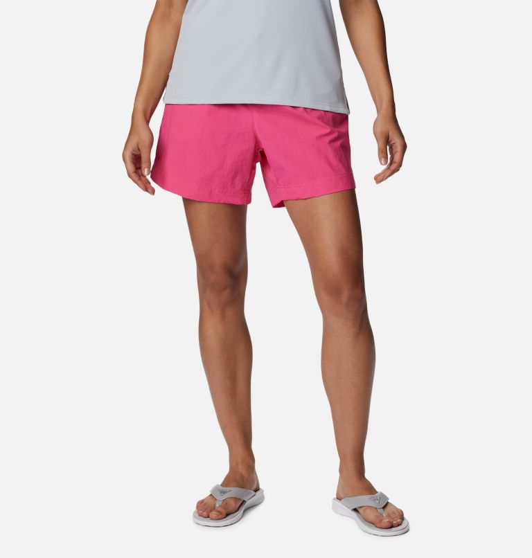Women's PFG Backcast Water Shorts, Color: Ultra Pink, image 1