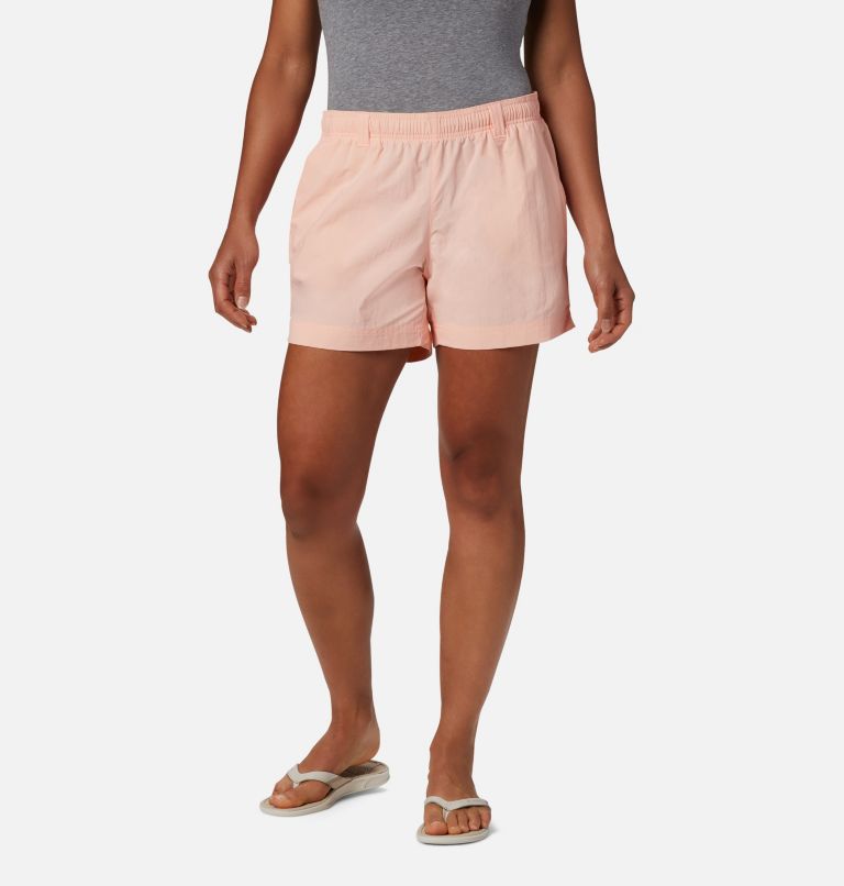 Columbia PFG Backcast Water Shorts - Women Sandalwood Pink / L