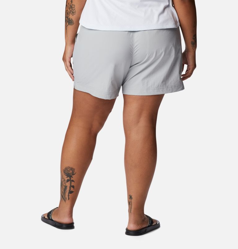 Women's PFG Backcast Water Shorts - Plus Size, Color: Cool Grey, image 2
