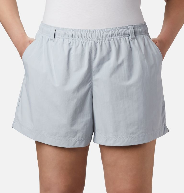 Women's PFG Backcast Water Shorts - Plus Size, Color: Cirrus Grey