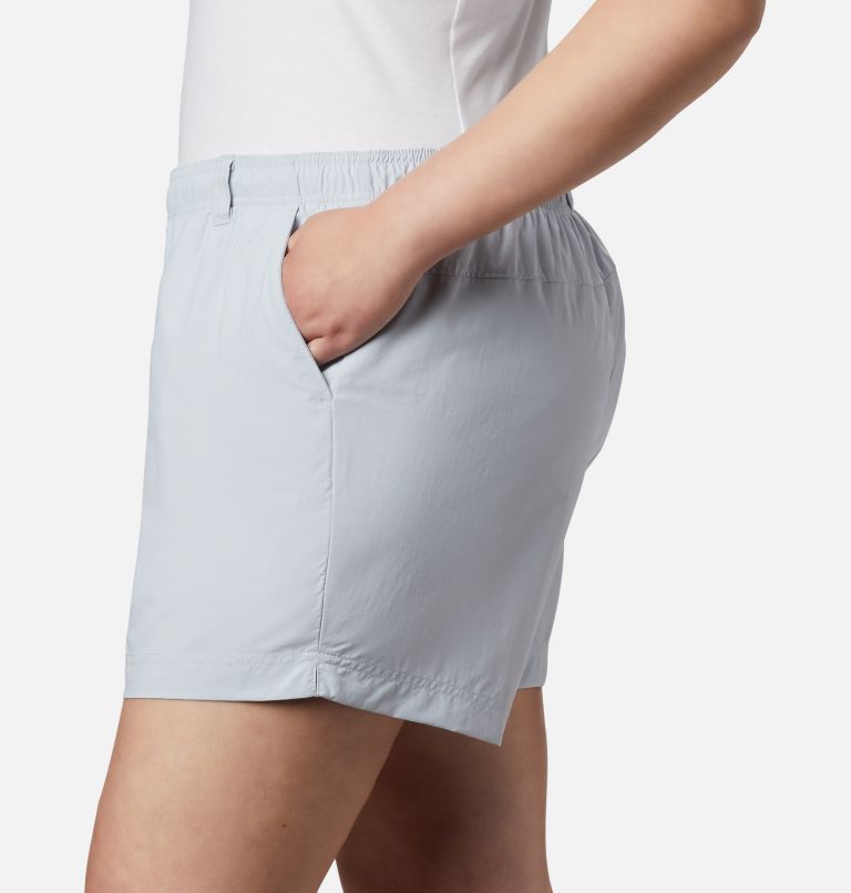 Women's PFG Backcast Water Shorts - Plus Size, Color: Cirrus Grey, image 4