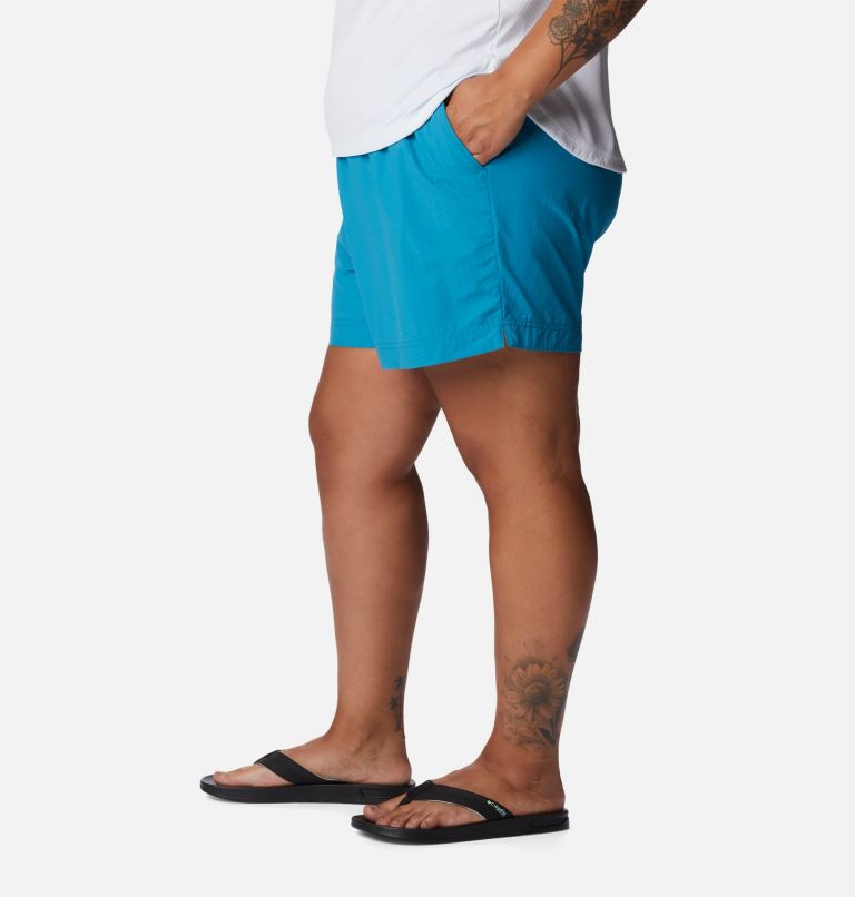 Thumbnail: Women's PFG Backcast Water Shorts - Plus Size, Color: Deep Marine, image 3