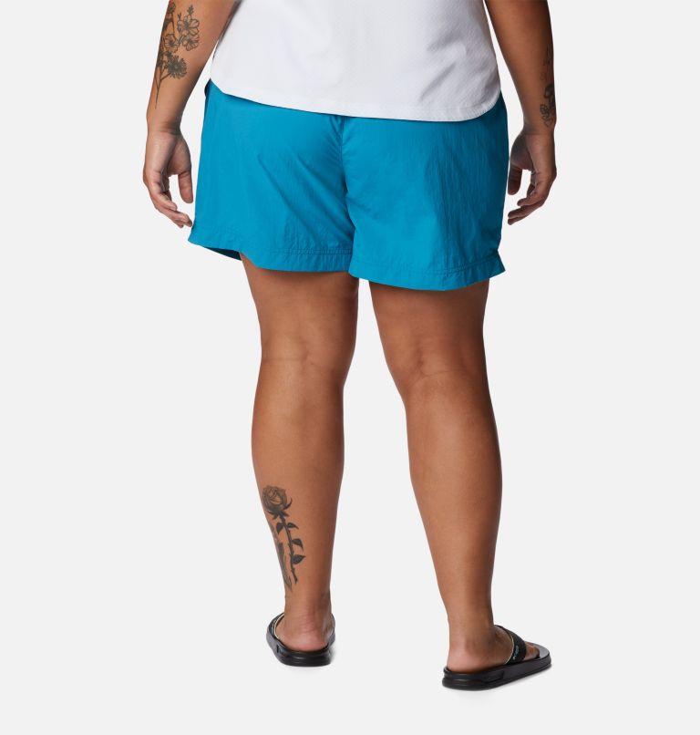 Thumbnail: Women's PFG Backcast Water Shorts - Plus Size, Color: Deep Marine, image 2