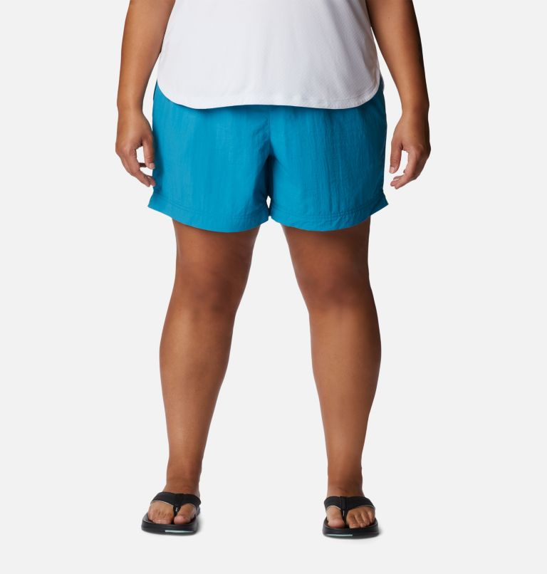 Women's PFG Backcast Water Shorts - Plus Size, Color: Deep Marine, image 1