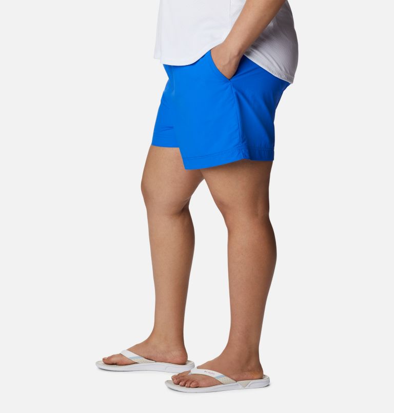 Women's PFG Backcast Water Shorts - Plus Size, Color: Blue Macaw, image 3