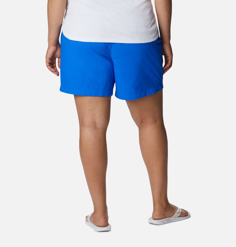 Thumbnail: Women's PFG Backcast Water Shorts - Plus Size, Color: Blue Macaw, image 2