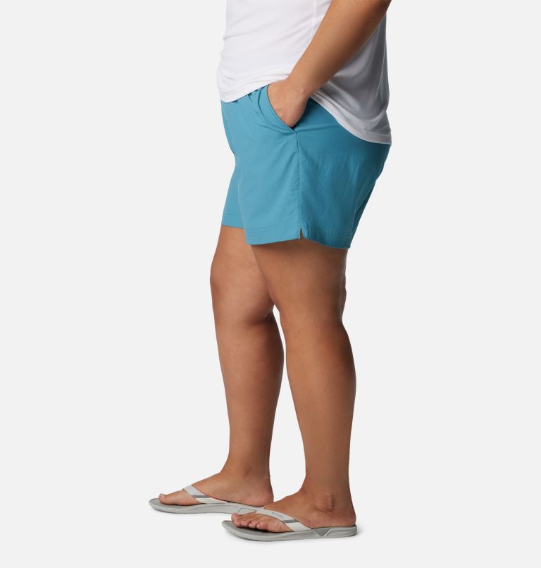 Women's PFG Backcast Water Shorts - Plus Size, Color: Canyon Blue, image 3