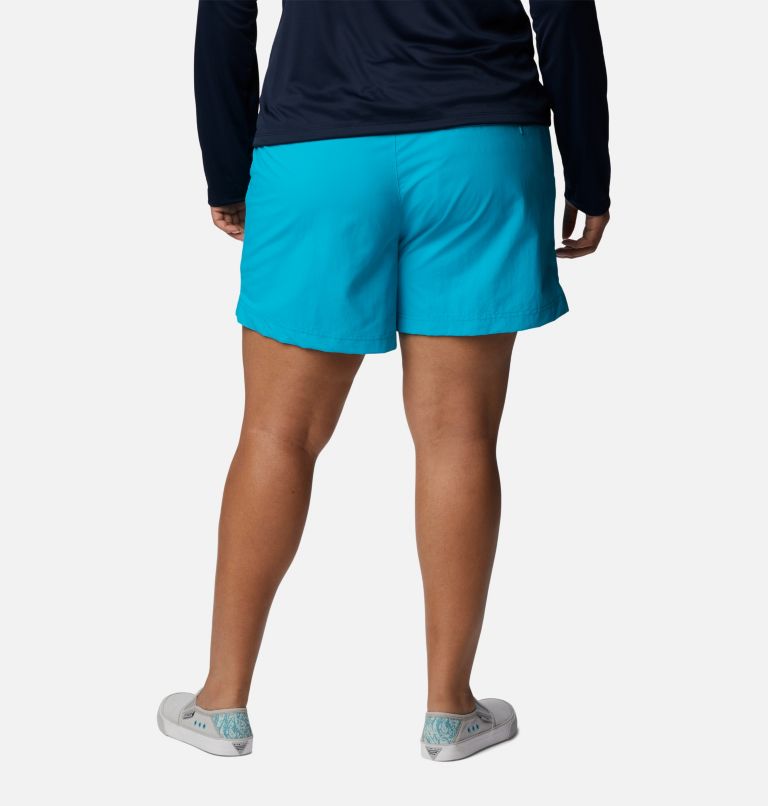 Women's PFG Backcast Water Shorts - Plus Size, Color: Ocean Teal, image 2