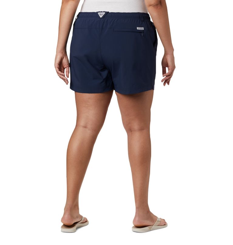 Thumbnail: Women's PFG Backcast Water Shorts - Plus Size, Color: Collegiate Navy, image 2