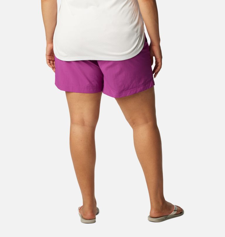 Women's PFG Backcast Water Shorts - Plus Size, Color: Berry Jam, image 2