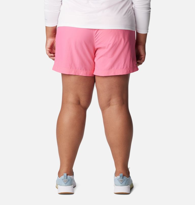 Women's PFG Backcast Water Shorts - Plus Size, Color: Tropic Pink, image 2