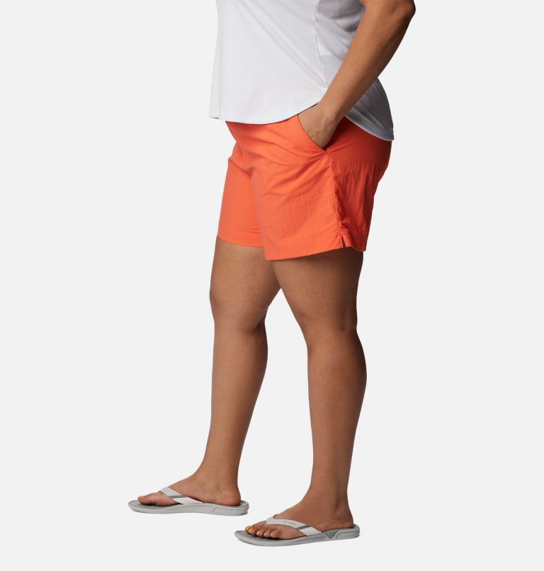 Women's PFG Backcast Water Shorts - Plus Size, Color: Corange, image 3