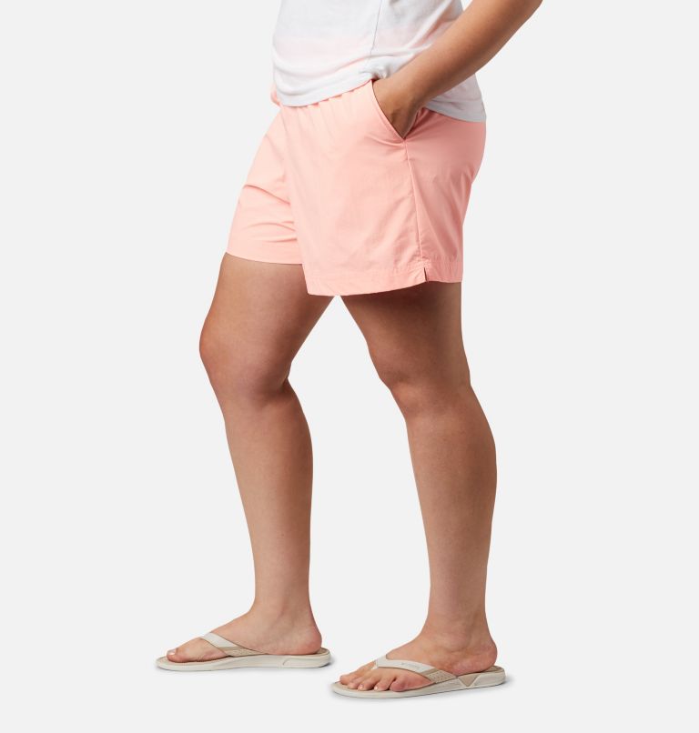 Thumbnail: Women's PFG Backcast Water Shorts - Plus Size, Color: Tiki Pink, image 3