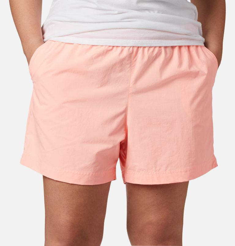 Columbia PFG Tidal II Shorts for Ladies - Bright Nectar Fish Frenzy - 1X