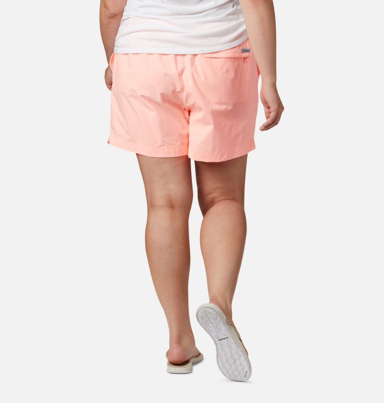 Women's PFG Backcast Water Shorts - Plus Size, Color: Tiki Pink, image 2