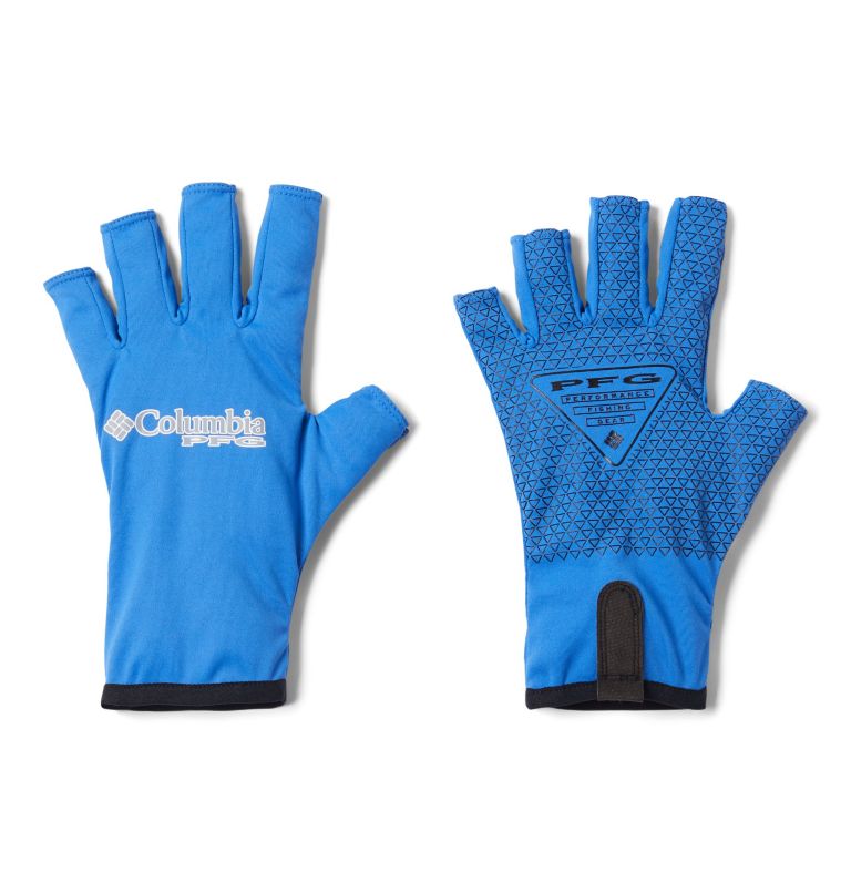 Thumbnail: PFG Terminal Tackle Fishing Gloves, Color: Vivid Blue, image 1
