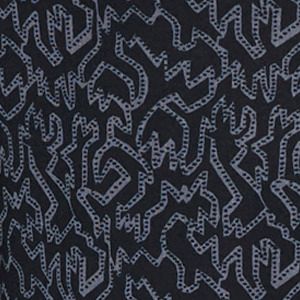 Black Geo Print