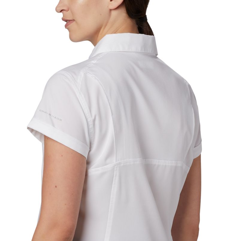 Thumbnail: Women's Silver Ridge Lite Short Sleeve, Color: White, image 3